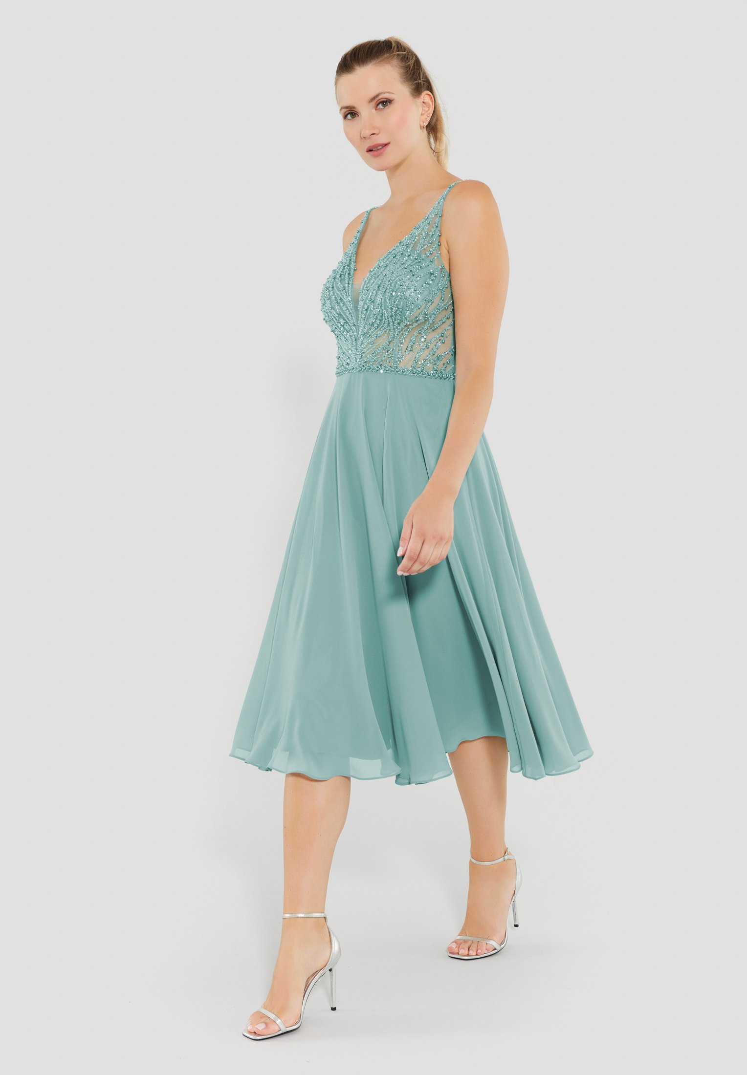 Türkis kleid kurz Clearance